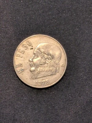 México 1978 Un 1 Peso - José María Morelos Foto 1 de 2