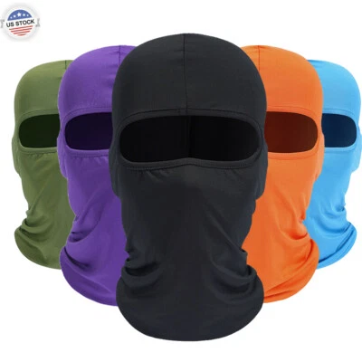 Máscara facial esquí pasamontañas cuello enfriamiento polaina cubierta facial completa capucha para hombres mujeres Foto 1 de 4