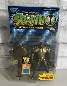 McFarlane Toys Spawn MEDIEVAL SPAWN ¡Figura de acción dorada juguete con cómic! - Imagen 1 de 9