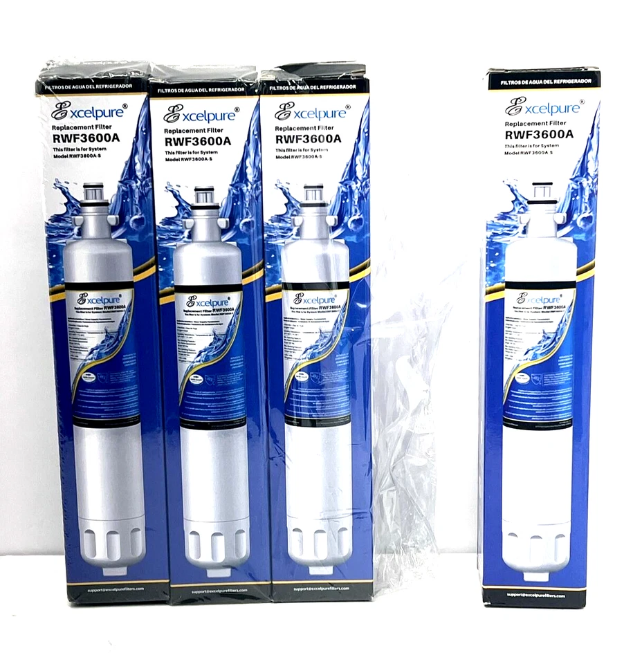 Excelpure Refrigerator Water Filter Replacement RWF3600A Compatible w/ GE RPWF. - Image 1 of 4