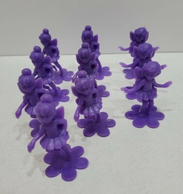 10 Мини Фиолетовых Фигурок ФЕЙ Fairy Party Favor Crafting Cake Topper - Изображение 1 из 3