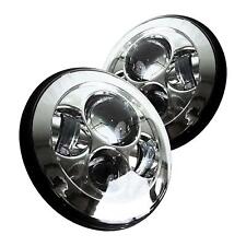 7" Round Chrome Projector LED Headlights Fits 1953-1963 AC Ace