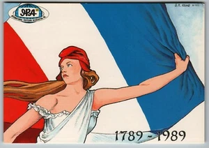 Französische Revolution Jubiläum Postkarten von S.E. Kemp 1989 - handsigniert - IPA - Bild 1 von 2