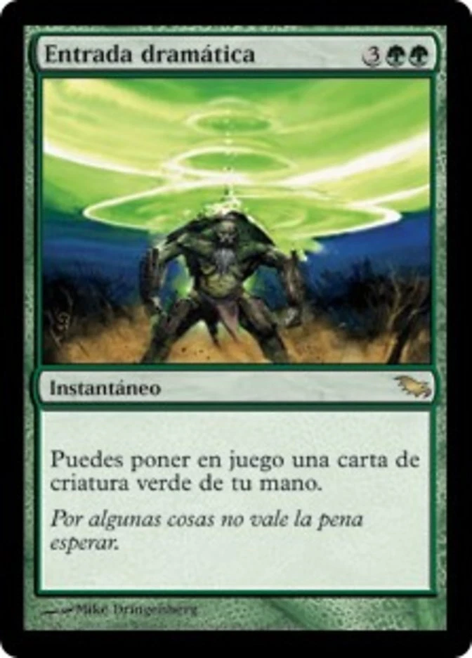 MTG Dramatic Entrance Shadowmoor 111/301 Regular Rare SPANISH - Image 1 of 1
