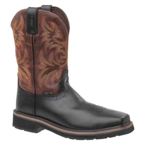 JUSTIN ORIGINAL WORKBOOTS SE4818 Western Boot,D,14,Black,PR 52EF99 - Picture 1 of 2