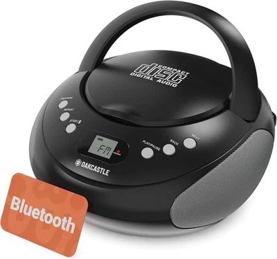 CD-Radio, Bluetooth, schwarz, einfache Bedienung, Oakcastle CD 250, GEPRÜFT - Bild 1 von 2