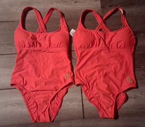 Tommy Hilfiger Life Guard One Piece Red Swimsuit 8 or 10 NEW with tags - Picture 1 of 6