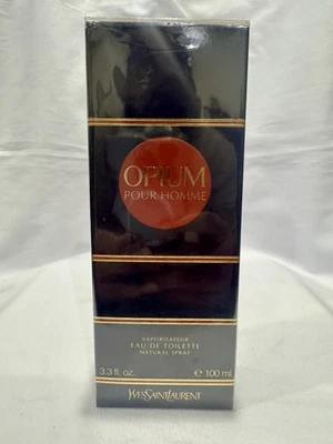 DE COLECCIÓN YSL OPIUM POUR HOMME 100 ml 3,3 OZ eau de parfum spray sellado NUEVO descontinuado RARO Foto 1 de 4