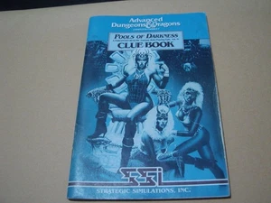 Commodore AD&D POOLS of DARKNESS CLUE BOOK, SSI PC, amiga, Macintosh - Zdjęcie 1 z 12