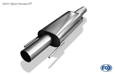 Fox Silenciador De Acero Inoxidable Para Opel Vectra C OPC Caravan - Imagen 1 de 4