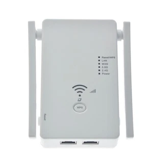 AC1200 WIFI Repeater 2.4G 1200Mbps Router Wireless Range Extender Signal Booster - Afbeelding 1 van 12
