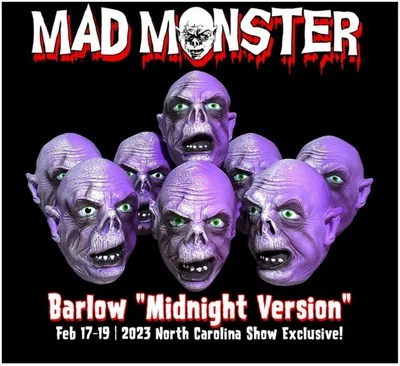 Mad Monster Convention Barlow The Ghoul Horror "Eye-Con" Cabeza ¡Muy rara! Foto 1 de 2