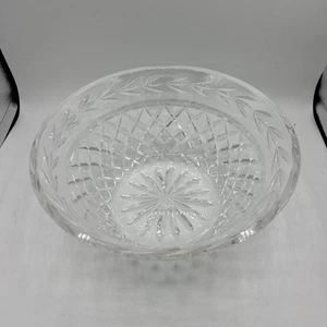 Waterford Kristall Glandore Schüssel 9" Blatt & Rautenmuster - Bild 1 von 5