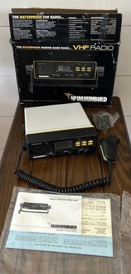 Radio Banda Marina HUMMINBIRD DC-25R VHF Caja Abierta Hecha en EE. UU. Foto 1 de 4