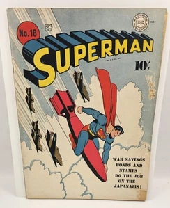 Cómic Superman #18 Edad de Oro DC 1942 - Imagen 1 de 4