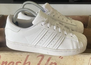 Adidas Superstar Niños Zapatos Talla 2 Blanco EF5395 - Imagen 1 de 10