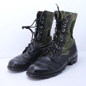 Addison Combat Boots Jungle Vietnam ERA Blk & Olive Green Herren 7W #81006 - Bild 1 von 14