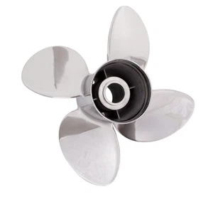 Solas Propeller 13 x 17 für Johnson Evinrude 40-140PS 4-Blatt 13Zähnen Edelstahl - Picture 1 of 2