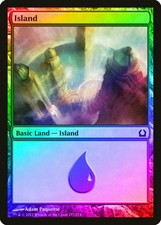Island (257) FOIL Return to Ravnica PLD Basic Land MAGIC MTG CARD ABUGames