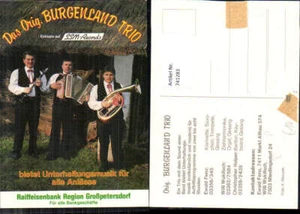 741283 Orig. Burgenland Trio Markt Allhau Miedlingsdorf Musik Tracht - Picture 1 of 1