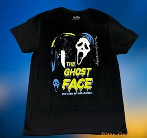 Neu Scream The Ghost Face Kanja Poster Horrorfilm 1996 Herren Vintage T-Shirt - Bild 1 von 2