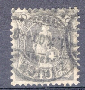 SUIZA, MI # 61 X c, USADO - Imagen 1 de 1