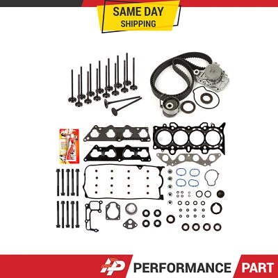 Juego de juntas de culata MLS válvulas correa de distribución apto 01-05 Honda Civic 1.7L SOHC D17A1 Foto 1 de 4