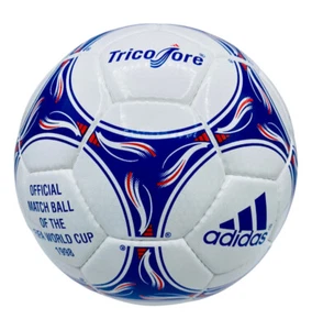 Tricolore Football Fifa World Cup France 1998 Official Match Soccer Ball Size 5 - Picture 1 of 5