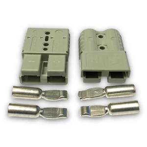 ✅ 2x Batteriestecker mit Kupplung Schnellverbindung trennung für Anderson 120A ✅ - Afbeelding 1 van 11