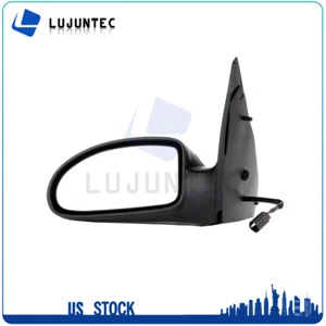 For 2000-2007 Ford Focus Left Driver Side View Power Unfold Mirror Black - Picture 1 of 7