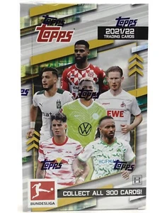 2021-22 TOPPS BUNDESLIGA SOCCER HOBBY BOX FACTORY SEALED NEW - Picture 1 of 2
