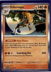 Infernape - 033/167 - Holo Rare - Pokemon Twilight Masquerade - Picture 1 of 1