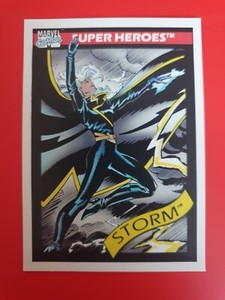 1990 Marvel Universe #24 STORM Series 1 Trading Card