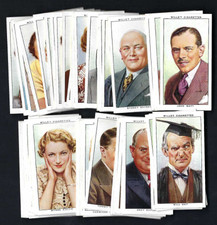 WILLS - RADIO CELEBRITIES, 2ND - FULL SET OF 50 CARDS (INC 1 VARIETY)