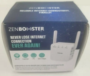2.4Ghz WiFi Extender Zen Booster Internet Range Booster 300Mbps - Picture 1 of 5