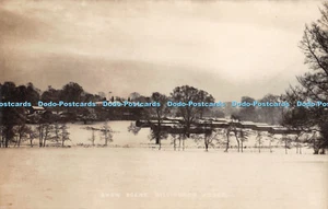 R396981 Millington House Snow Scene Gent Postcard - Imagen 1 de 4