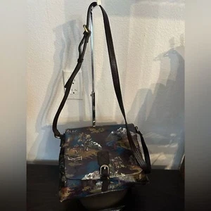 Patricia Nash Leather Milli Crossbody Montana skies - Picture 1 of 10