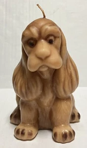 Vela vintage Basset Hound perro cara triste orejas caídas 5,75 X 3,75 - Imagen 1 de 9