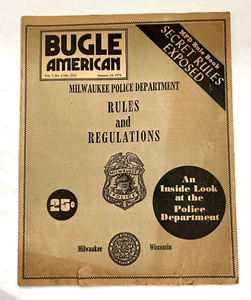 Bugle American Magazine 1976 Departamento de Policía de Milwaukee Brieier Vol 7 No 2 #231 - Imagen 1 de 6
