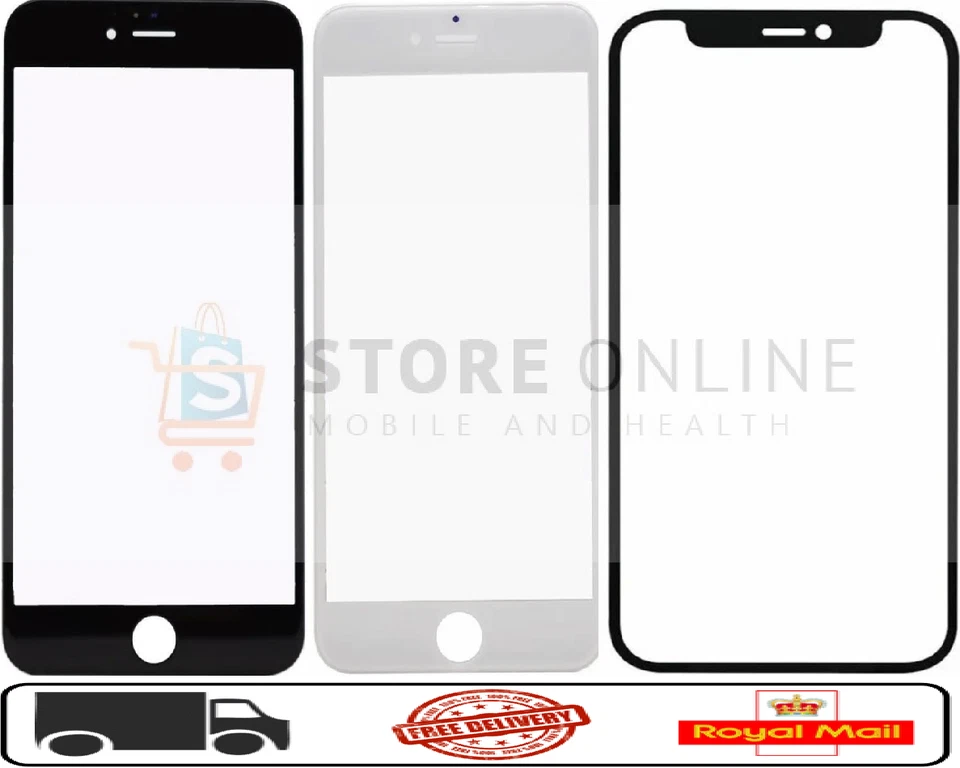 Front Glass OCA with Frame Replacement for iPhone SE 6 6+ 6s+ 7 8 Plus XR 11 - Image 1 of 1