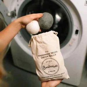 Organic Wool Dryer Balls Set of 6 | with Cotton Bag | Natural | Eco-friendly - Picture 1 of 4