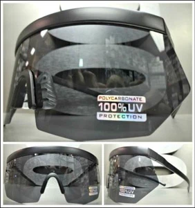 GAFAS DE SOL DE GRAN TAMAÑO EXAGERADAS AÑOS 90 ESTILO ENVOLTURA RETRO DEPORTIVA XL marco negro mate - Imagen 1 de 7