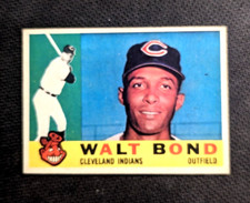 1960 Topps Set Break #552 Walt Bond Cleveland Indians Baseball Card