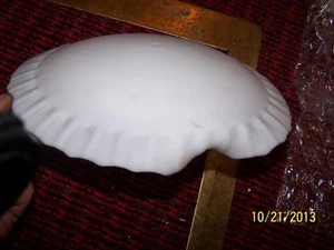 Mt Washington Glass Co - große dekorative Platte mit geriffelten Kanten - makellos!! - Bild 1 von 4