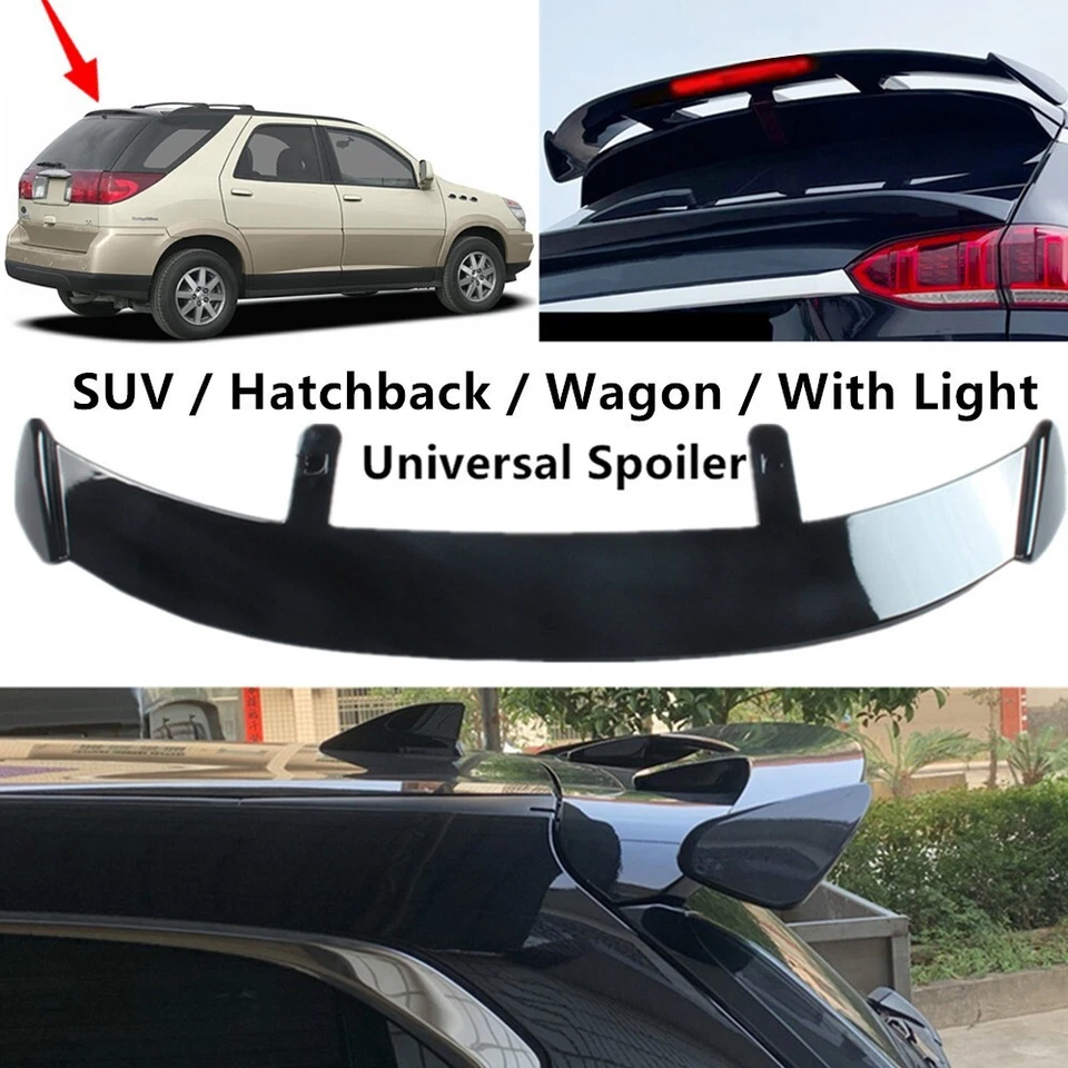Universal Fit For Buick Rendezvous 02-07 Rear Tailgate Roof Spoiler Wing W/Light - Изображение 1 из 4