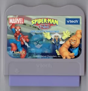 Vtech V.smile Spiderman And Friends Doc Ock's Challenge Game Cart Educational - Picture 1 of 2