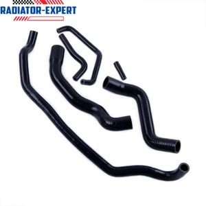 Kit de manguera de agua de radiador de silicona negra para Abarth Punto Evo Alfa Romeo Mito QV - Imagen 1 de 5