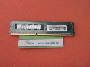 03T8261- Lenovo 4GB 2Rx8 PC3-12800E CL11 DDR3 1600 MHz ECC UDIMM, OPTION 0B47377 - Picture 1 of 2