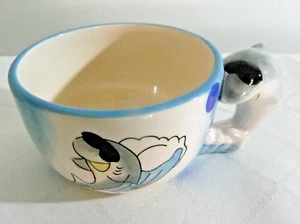 Shark handle Ceramic mug soup cup Designed in Australia sharks - Picture 1 of 11
