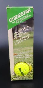 Vintage Guidestar Hi-Vision Yellow Golf Ball Sleeve National Golf Center - Picture 1 of 8
